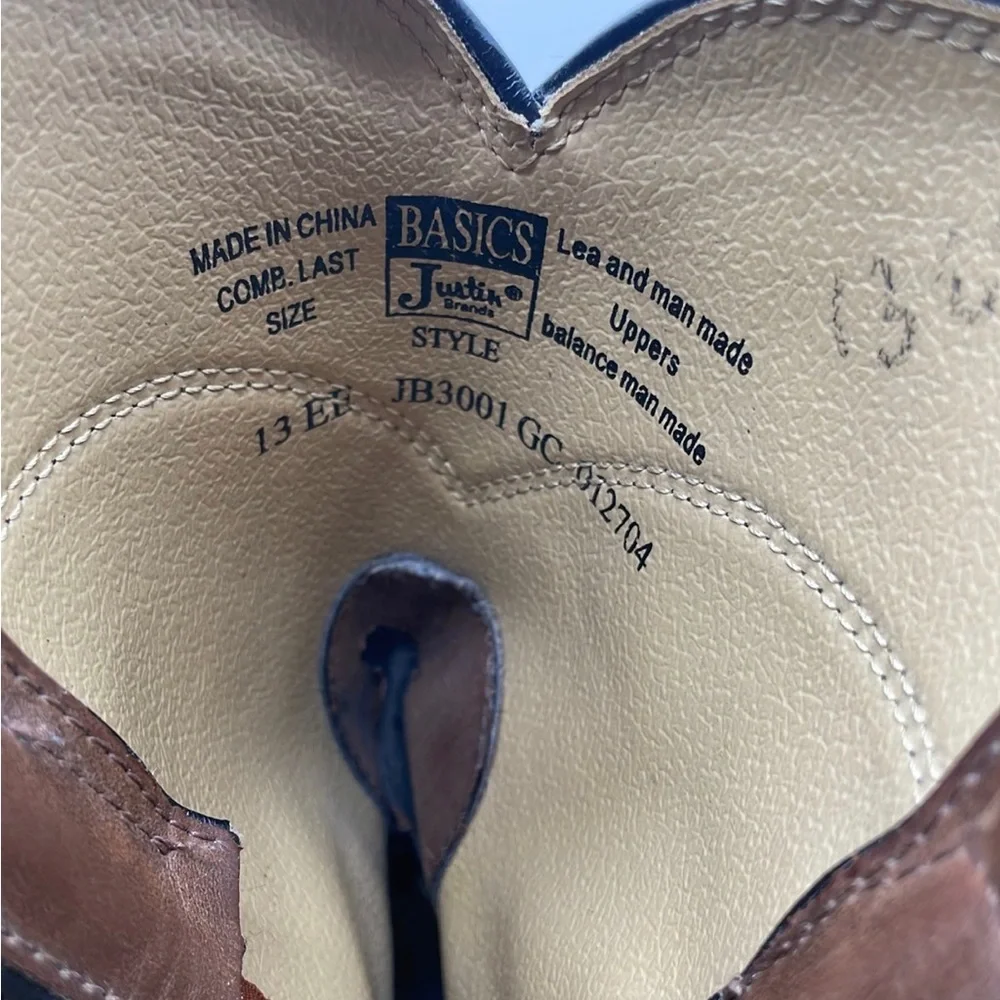 Justin Boots justin brown
